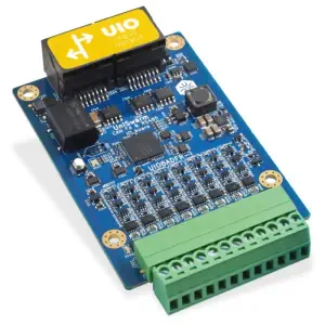 Carte E/S de qualité industrielle - 8 E/S analogiques configurables en CAN et/ou RS485