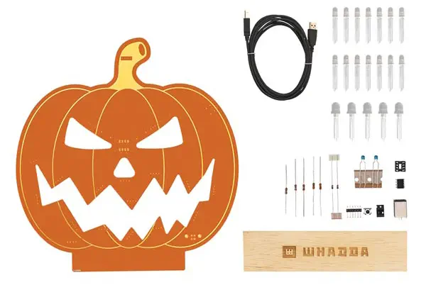 Kit de soudure Whadda Possessed Pumpkin XL (WSXL108) - Cliquez pour agrandir