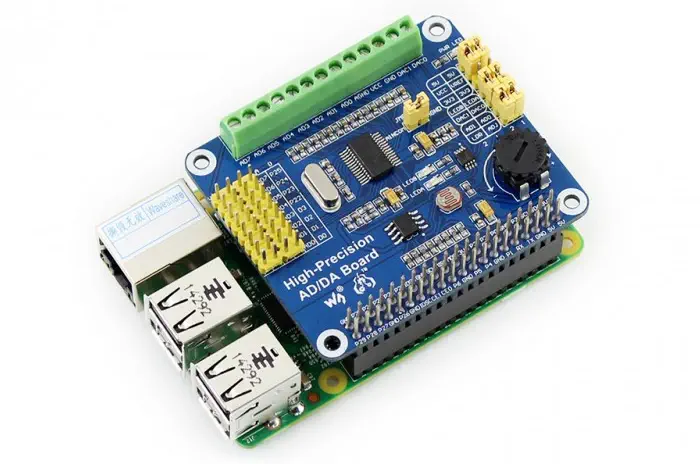 Raspberry Pi High-Precision AD/DA Expansion Board