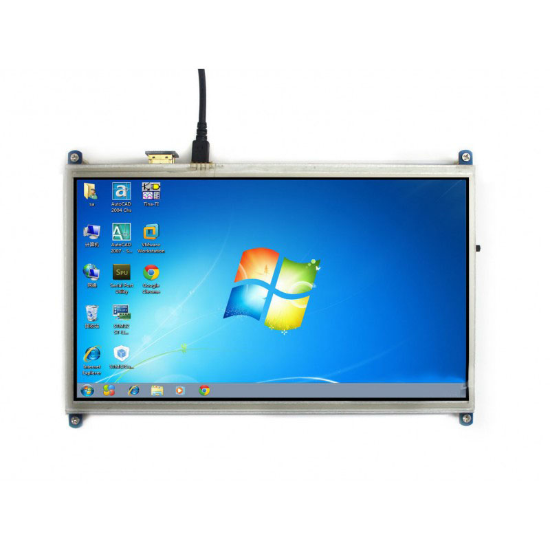 10,1'' resistiver LCD-Touchscreen mit HDMI-Schnittstelle - Zum Vergrößern klicken