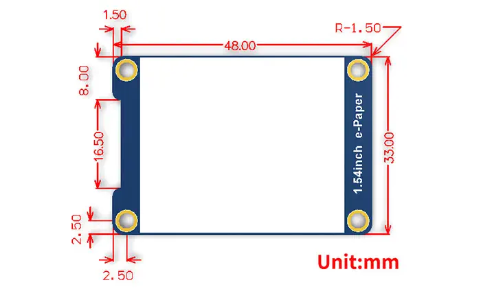 1.54" e-Paper Module 200x200