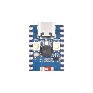 Waveshare ESP32-C3 Mini Dev Board, Basé sur ESP32-C3FN4, 160MHz, Wi-Fi 2.4GHz & Bluetooth 5 (avec connecteurs)