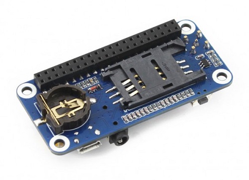 GSM/GPRS/GNSS/Bluetooth HAT for Raspberry Pi- Click to Enlarge