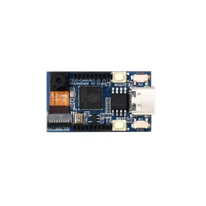 Waveshare RP2040 Microcontrôleur Planche de Développement de Caméra, Caméra en Niveaux de Gris HM01B0 Intégrée & Écran LCD IPS 1.14", 