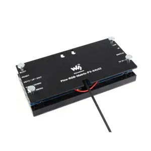 Waveshare RGB Full-Color Digital Clock for Raspberry Pi Pico, 64×32 Grid, Accurate RTC