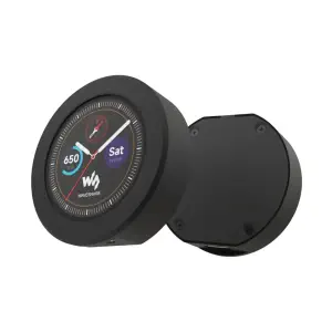 Waveshare RP2040 Microcontrôleur Planche de développement avec écran tactile rond 1.28", capteur accéléromètre et gyroscope, boîtier