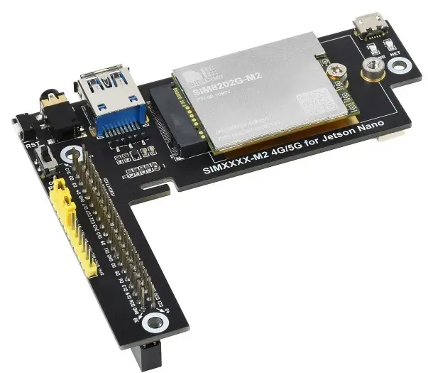 5G/4G/3G Module for Jetson Nano - Dimensions