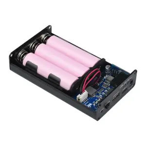 Administrador de Energía Solar, Waveshare (C), Soporta 3x Baterías 18650, Circuitos de Protección Múltiple