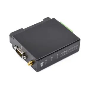 Waveshare Rail-Mount SX1262 LoRa Unité de Transfert de Données, RS232/RS485/RS422 vers LoRa (LF, Pas d'Alimentation, Pas de Prise)