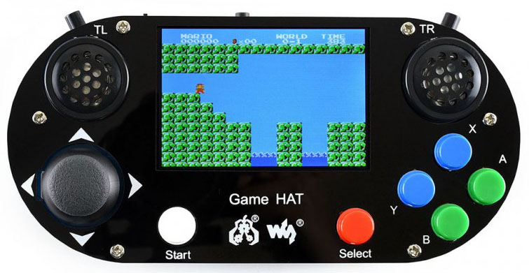Waveshare Game HAT for Raspberry Pi- Click to Enlarge