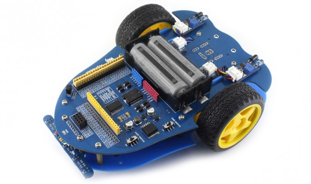 AlphaBot Chassis Kit für Raspberry Pi 3 B+ - Zum Vergrößern klicken