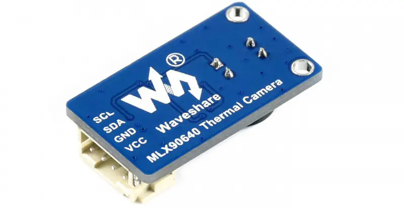 Cámara Termográfica de Matriz de Infrarrojos MLX90640, 32×24 píxeles, FOV 110° - Haga Clic para Ampliar