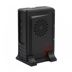Boîtier de Style Vaisseau Spatial pour Raspberry 4 avec Ventilateur de Refroidissement et Station d'Accueil Séparée