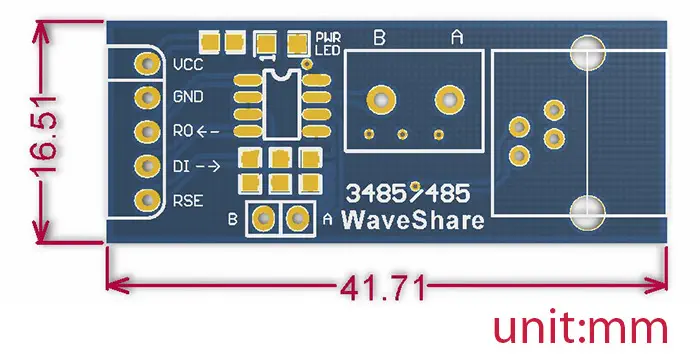 Placa RS485 de Waveshare (3,3V)