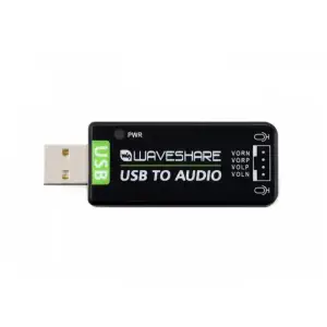Tarjeta de Sonido USB de Waveshare para Raspberry Pi / Jetson Nano