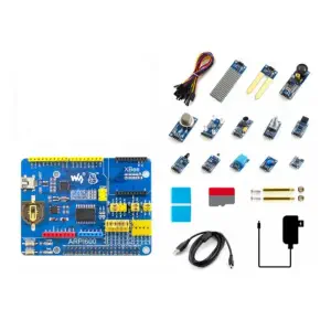 Kit de capteur Raspberry Pi 4 modèle B avec 13 capteurs et prise EU sans Raspberry Pi