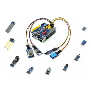 Kit de capteur Raspberry Pi 4 modèle B avec 13 capteurs et prise EU sans Raspberry Pi