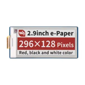 Module d'affichage 2,9 pouces E-Paper E-Ink (B) pour Raspberry Pi Pico, 296 × 128, SPI