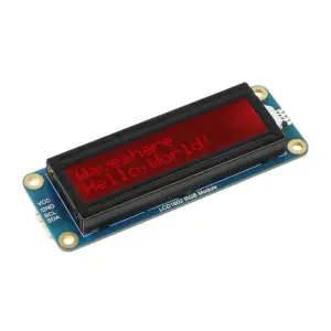 Module Waveshare LCD1602 RGB, 16x2 caractères, rétroéclairage RGB, 3,3V/5V, bus I2C
