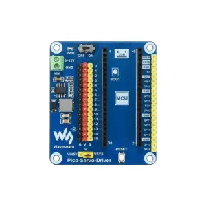 Module de Servodriver Waveshare pour Raspberry Pi Pico, 16 Canaux, Résolution 16 bits