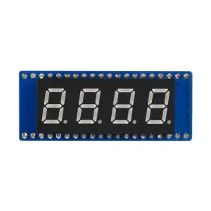 Module d'Affichage SPI Waveshare à 4 chiffres et 8 Segments pour RPi Pico