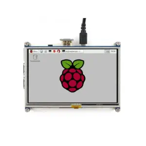 Écran LCD avec Toucher Résistif 5" pour Rasberry Pi