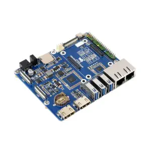 Carte de base double Gigabit Ethernet conçue pour le module de calcul Raspberry Pi 4