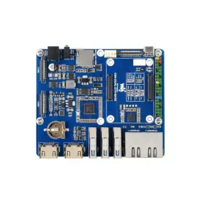 Carte de base double Gigabit Ethernet conçue pour le module de calcul Raspberry Pi 4