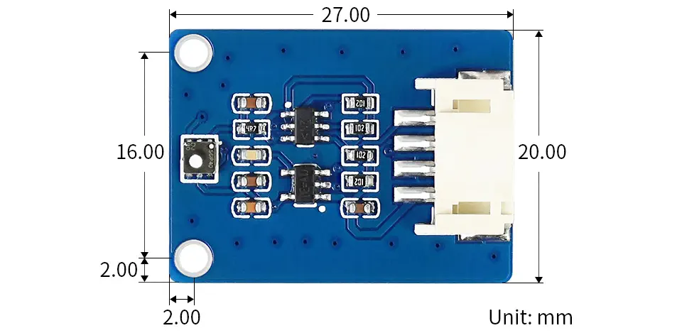 Capteur de gaz numérique SGP40 COV (composés organiques volatils), bus I2C - Cliquez pour agrandir