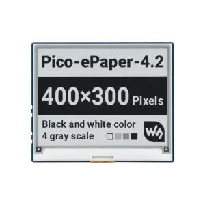 Module d'affichage E-Paper de 4,2 pouces pour RPi Pico, 400x300, noir/blanc, SPI