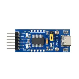 Carte UART USB Waveshare FT232 (Type C), Module de communication USB-UART (TTL)