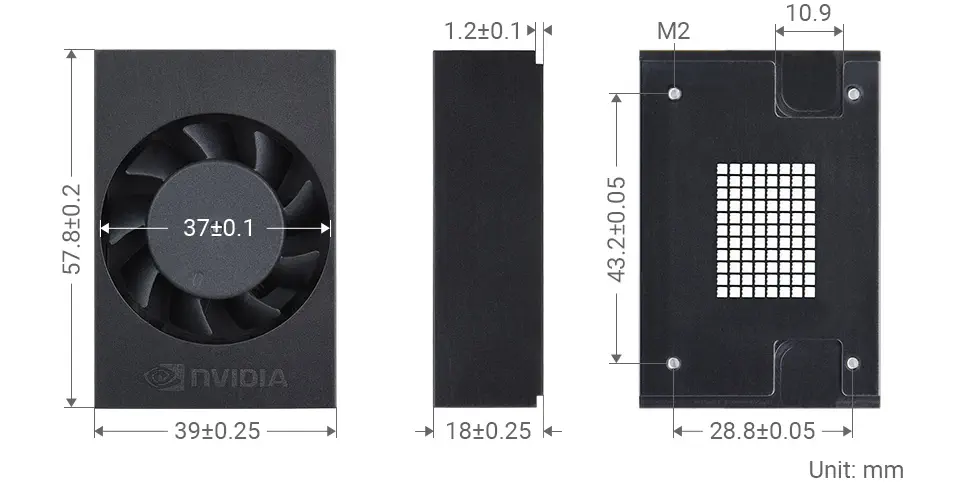 The Official Cooling Fan for Jetson Xavier NX - Click to Enlarge