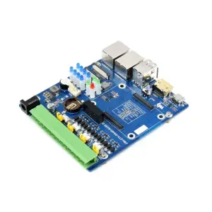 Double carte de base ETH Quad RS485 (B) pour RPi CM4, Gigabit Ethernet, 4 canaux isolés