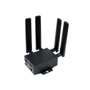 SIM8262E-m2/SIM8202G-M2 5G HAT pour Raspberry Pi, 4 antennes, multibande, 5G/4G/3G avec boîtier