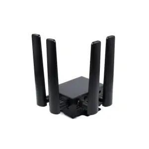 SIM8262E-m2/SIM8202G-M2 5G HAT pour Raspberry Pi, 4 antennes, multibande, 5G/4G/3G avec boîtier