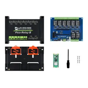 Carte microcontrôleur Raspberry Pi Pico W, WiFi, basée sur RP2040 (Kit de relais)