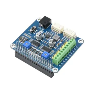Waveshare HAT de moteur pas à pas HRB8825 2CH pour Raspberry Pi jusqu'à 1/32 Microstepping