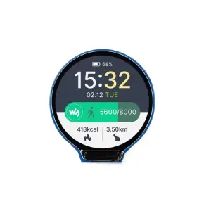 Waveshare 240x240, module d'affichage LCD rond général de 1,28 pouce, 65K RVB