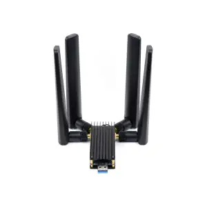 Waveshare 5G DONGLE Module, 4 Antennas, USB3.1 Port, Heatsink