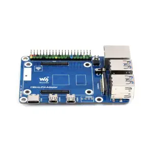 Adaptateur Waveshare CM4 vers Pi 4B pour Raspberry Pi 4B (CM4 non inclus)