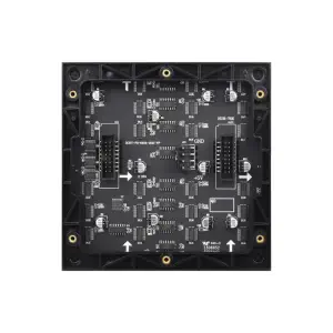 Panneau matriciel LED couleur RVB, pas de 2 mm, 64 x 64 pixels, luminosité réglable.