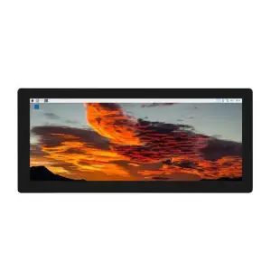 Écran LCD tactile capacitif de 12,3 pouces, 1920 x 720, HDMI, IPS, verre trempé (UE)