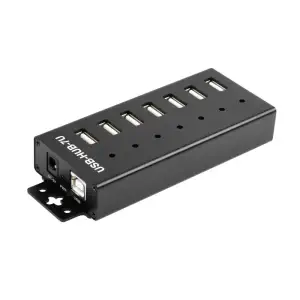 HUB USB de qualité industrielle Waveshare, 7 ports USB 2.0 (prise UE)