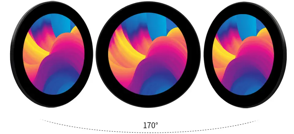 Écran tactile rond Waveshare 3,4 pouces DSI, 800 x 800, IPS, tactile 10 points