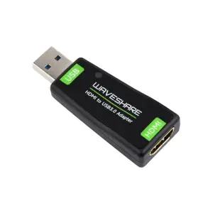 Port USB Waveshare Carte de capture vidéo HDMI haute définition HDMI vers USB 3.0