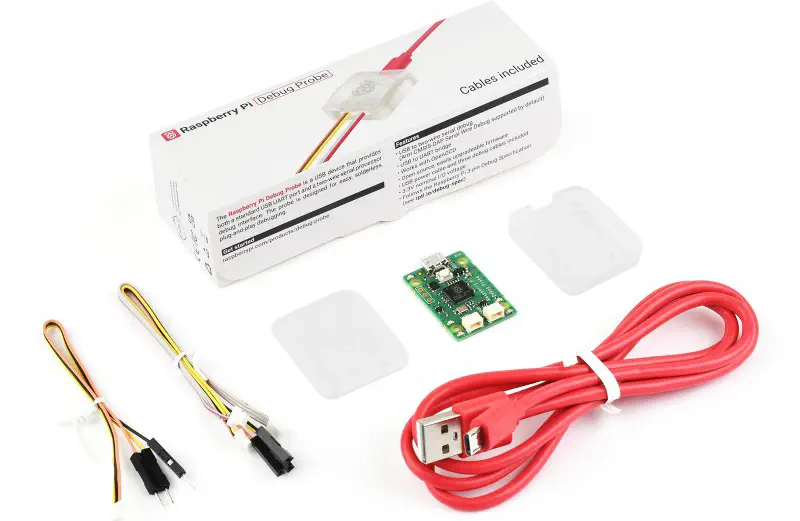 Kit de Depuración de Hardware, Sonda USB Original RPi, Diseñado para Pico, Basado en RP2040