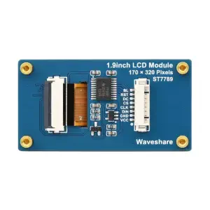 Module d'affichage LCD Waveshare 1,9 pouces, 170x320 pixels, interface SPI, IPS, 262K couleurs