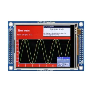 Écran LCD tactile Waveshare 3,2 pouces 320 x 240 (D) avec écran tactile et contrôleurs autonomes