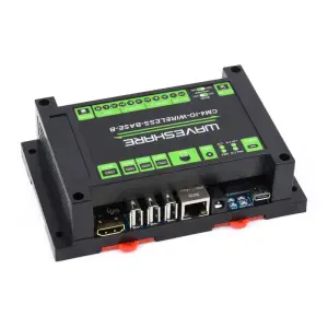 Exp. Industriel IoT 5G/4G sans fil pour RPi CM4 avec UPS, emplacement M.2, module 4G (UK)