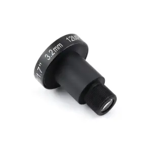 Objectif M12 haute résolution, 12 MP, champ de vision de 160°, longueur focale de 3,2 mm pour caméra RPi HQ